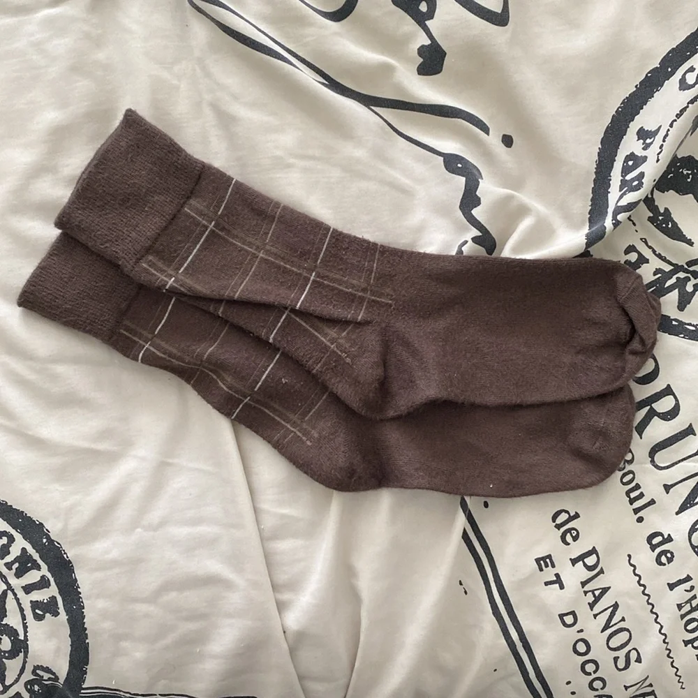 Brown Dress Socks